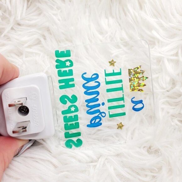 Prince OR Princess Night Light, Nursery Night Light - Picture 4 of 12